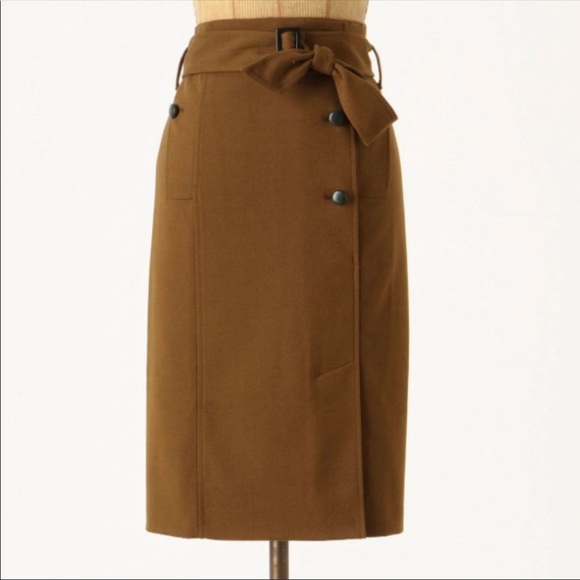 Anthropologie Dresses & Skirts - NWT Anthropologie Cartonnier Trench Coat Skirt 6